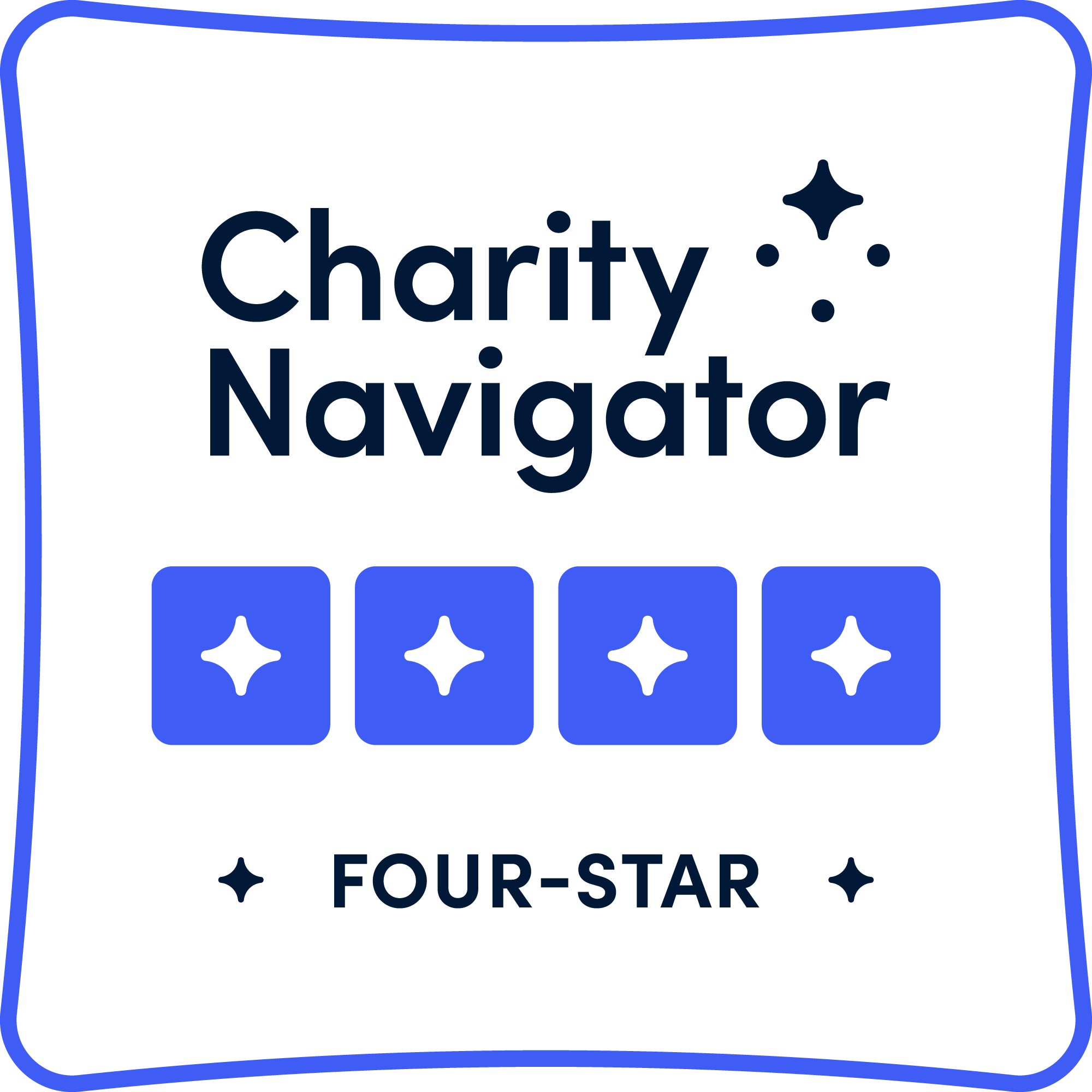 Charity Navigator Four Star Rating Badge