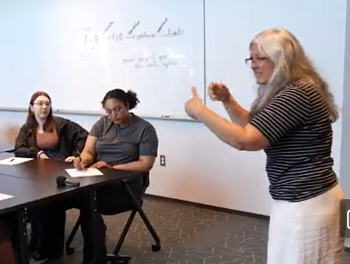 Jo-Anne teaching