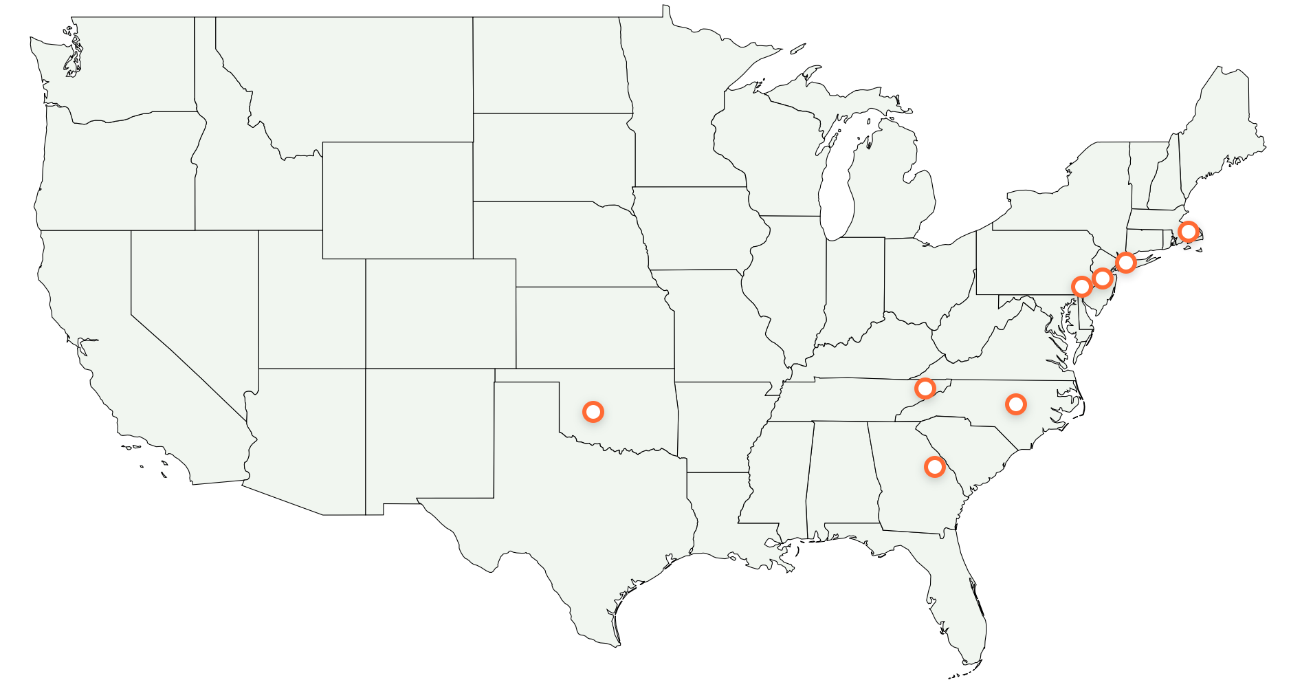 NSCEB roadshow map