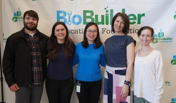 BioBuilder team at ribbon cutting ceremony
